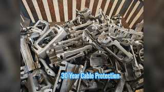 Ductile Iron Cable Protector 30 Yr Life