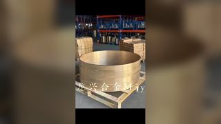Copper-Zinc Alloy Centrifugal Casting Bearing Bush - High Wear Resistance Industrial Machinery Casti